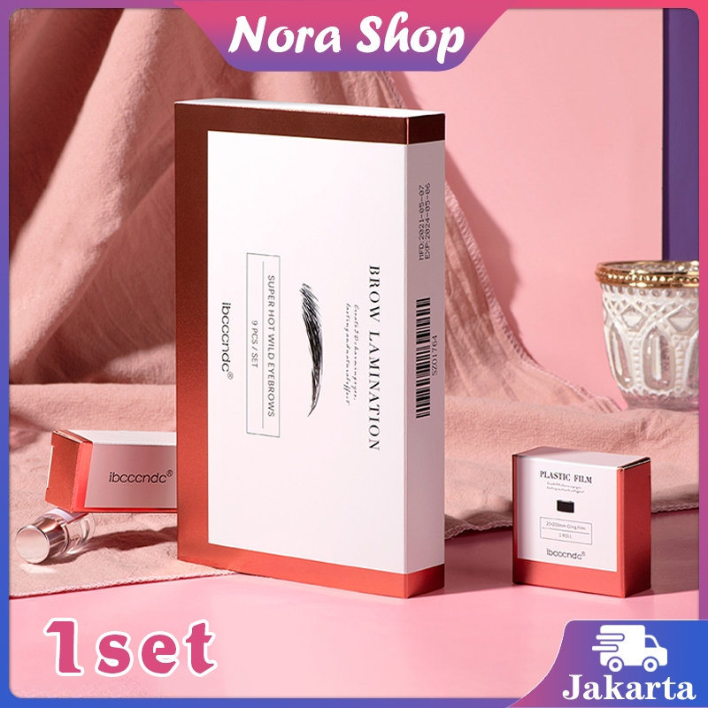9pcs Brow Lamination Kit Brow Bomber Kit Eyebrow Lift Set Dengan Tint Dye Alat Brow Lamination