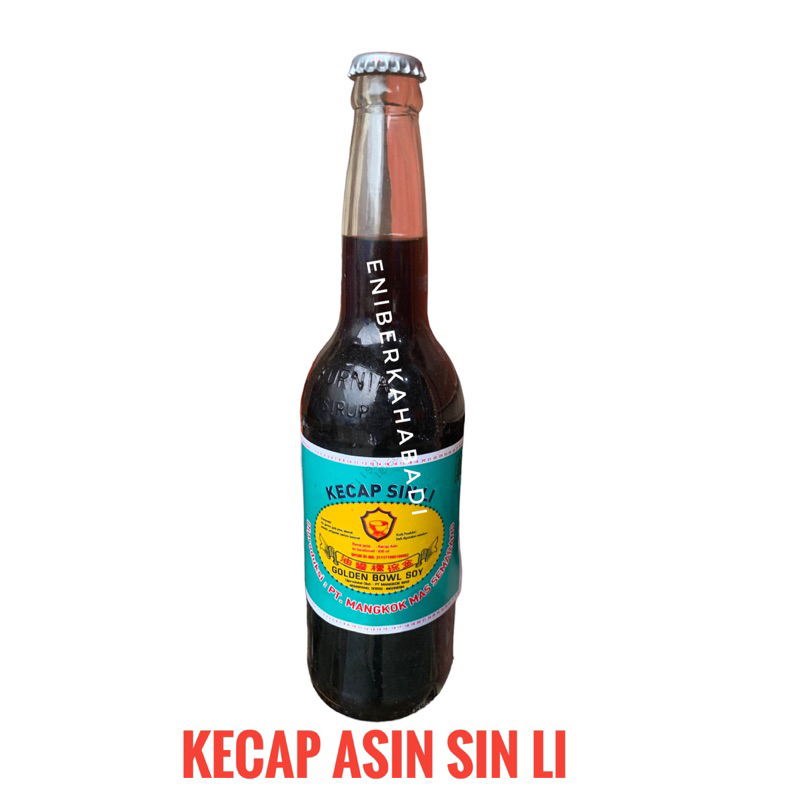 Kecap Asin Sin Li PT Mangkok Mas Semarang 1 botol 650ml