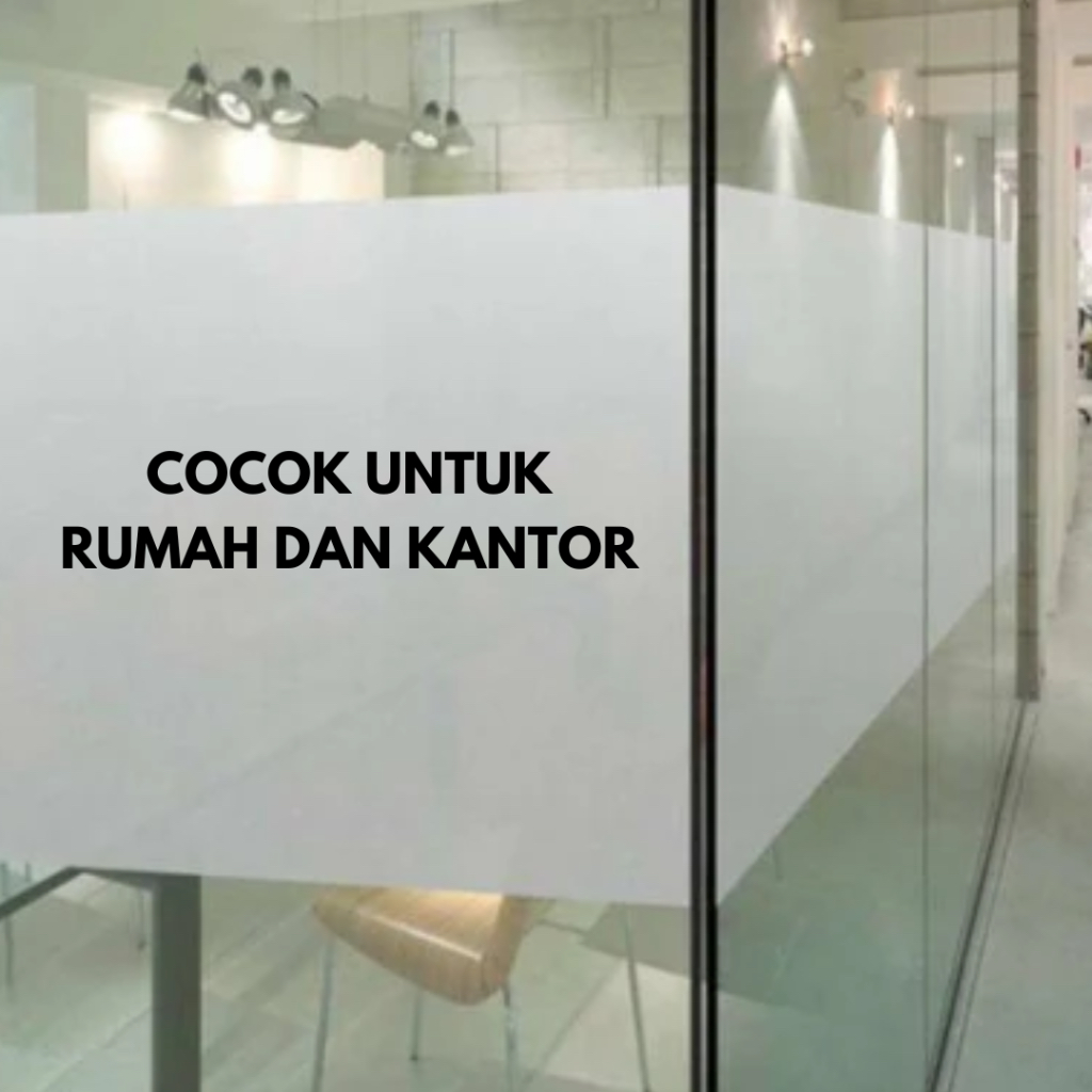 Stiker Kaca Buram Sandblast  Jendela Premium Jepang Tidak Tembus Pandang