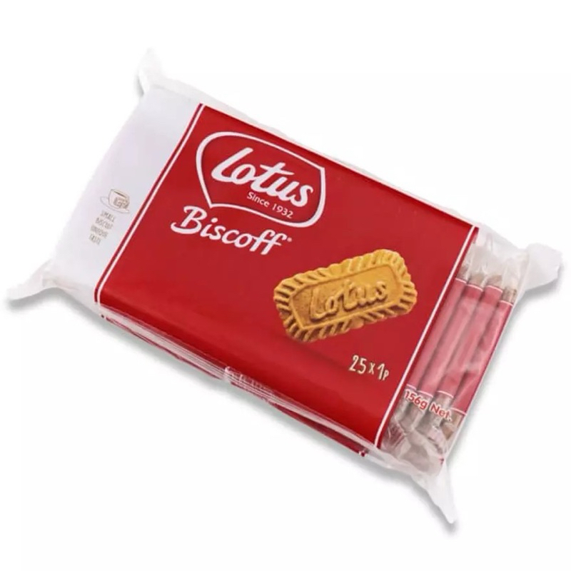 

LOTUS BISCOFF BISKUIT CARAMELISED 156 Gram (isi 25 pcs)