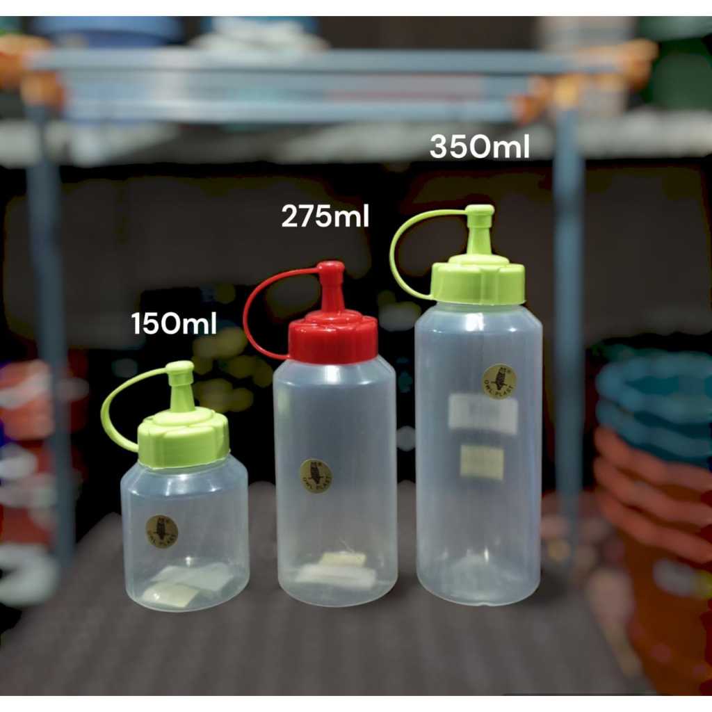 BOTOL KECAP SAOS EKO BERBAGAI UKURAN / BOTOL KECAP EKO PLASTIK - MURAH