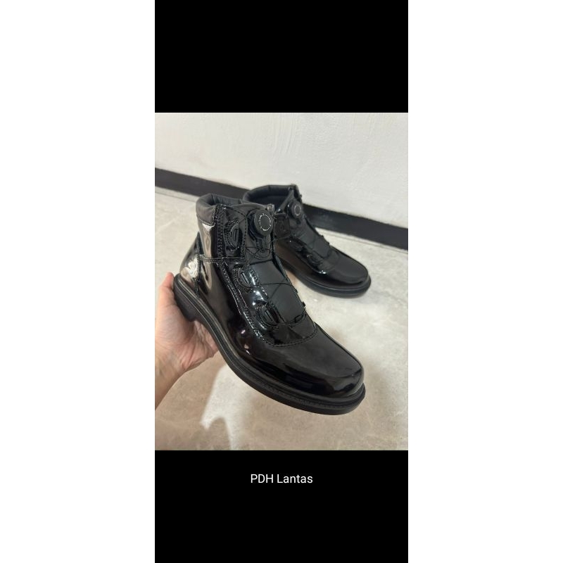 Sepatu pdh lantas polri tni