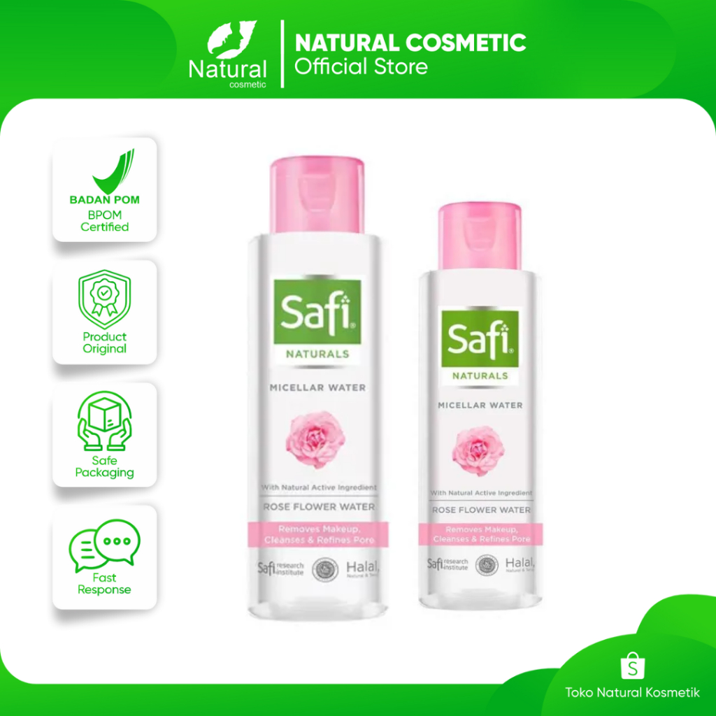 Safi Naturals Micellar Water With Rose