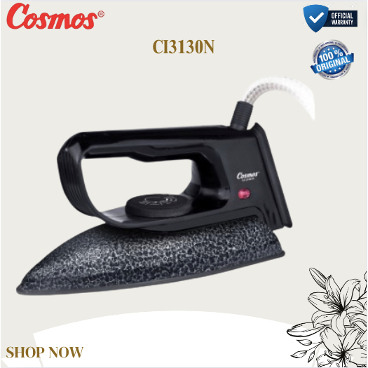 COSMOS SETRIKA LISTRIK ANTI LENGKET CI3130N/CI-3130N/CI-3130-N/CI 3130N/CI 3130 N/ORIGINAL GARANSI
