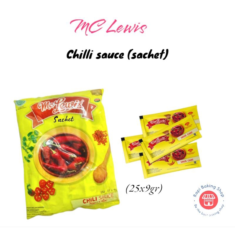 

MC Lewis saus cabe isi 25 sachet