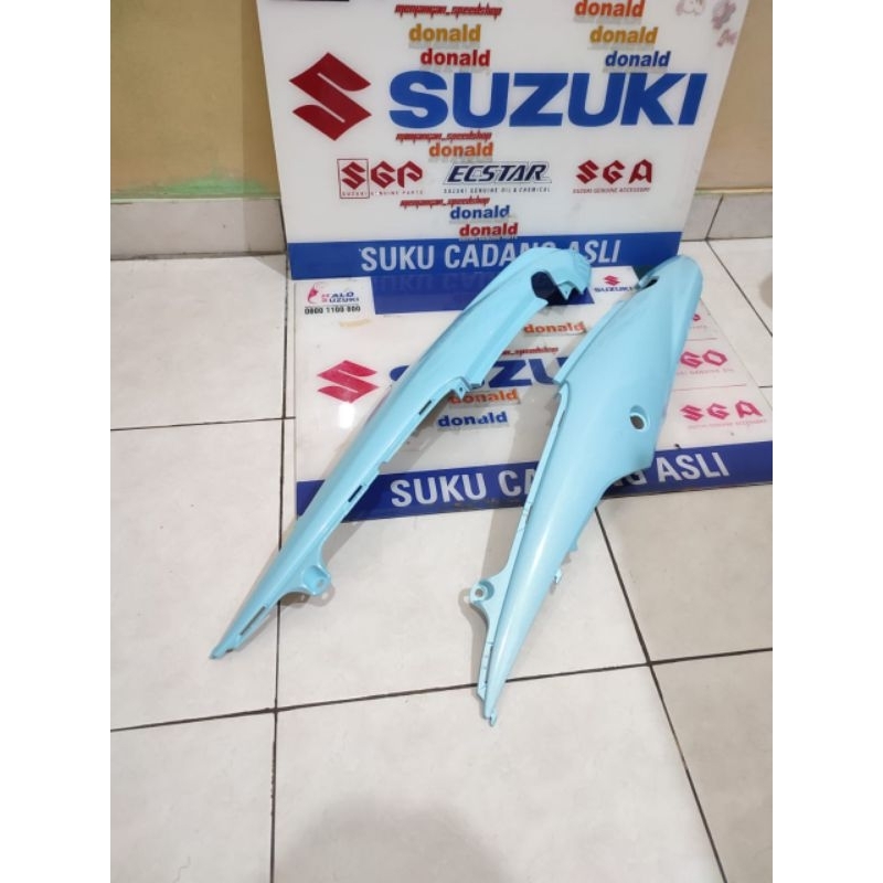 Body Belakang Suzuki Spin 125 Biru Telor Asin Blue Lagoon Barang Baru Original SGP