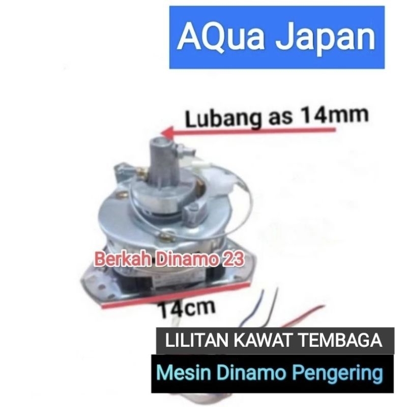 Dinamo Pengering Mesin Cuci AQUA Japan Spin Motor Pengering Aqua Japan Tembaga
