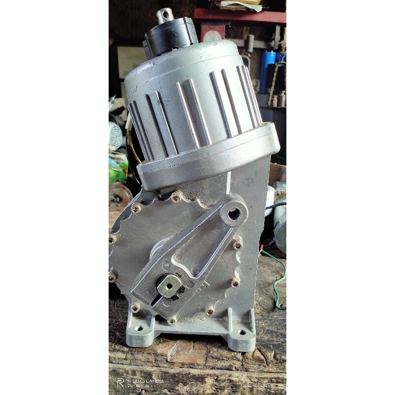 AC Motor Gearbox 220V Ex Barrier Gate bekas palang pintu Ratio 1:30 Rpm 25 100W,  (barang dijamin ba