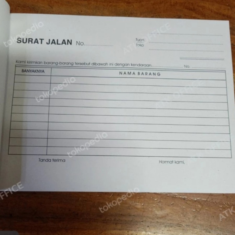 

Promo Surat Jalan PM 4 Ply / 4 Rangkap (1 Pak / 10 Pcs)