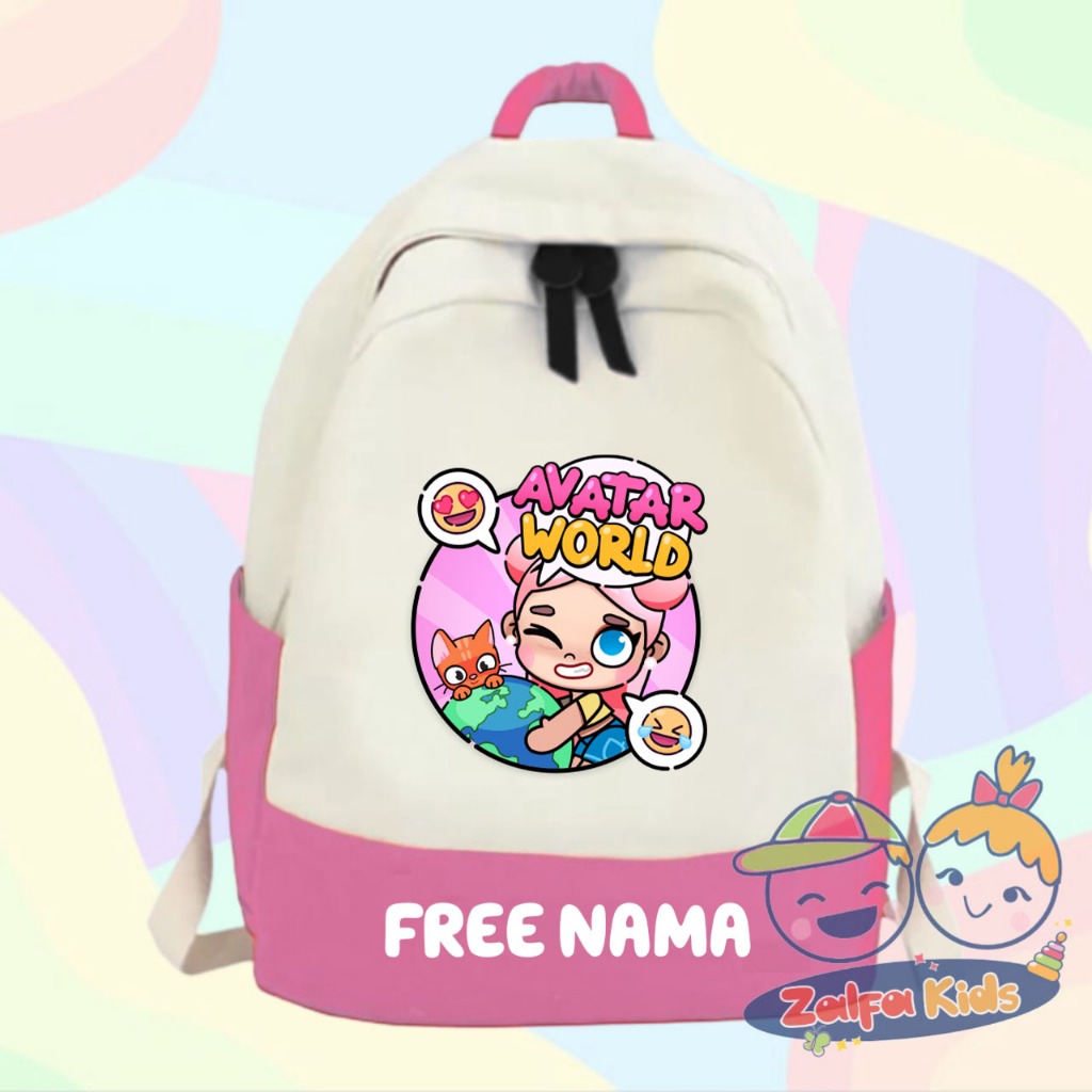 TAS RANSEL SEKOLAH ANAK PAZU AVATAR WORLD