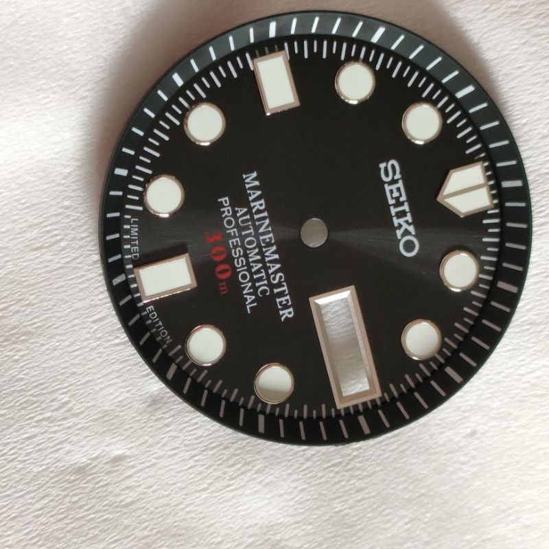 dial Seiko mod Seiko diver pelat seiko