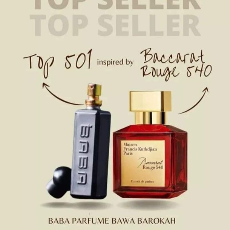 parfum Baccarat Rouge 540 | Parfum Top 501 | Baba Parfum | Parfum Viral | Parfum Halal | Parfum Taha