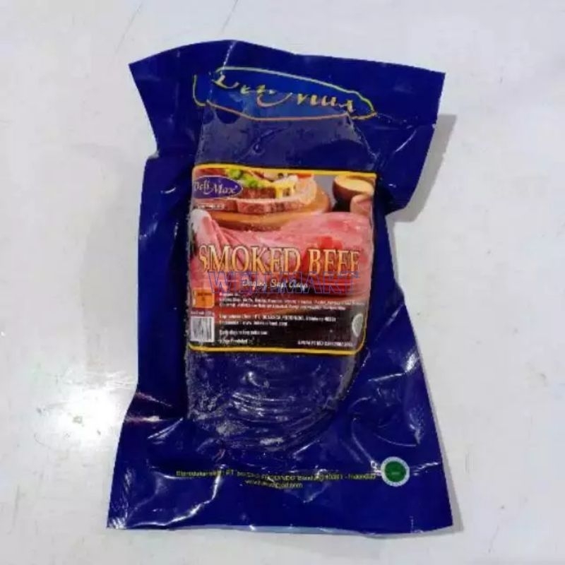 

Delimax Smoke Beef 500g Daging Sapi Asap Smoked Beef Frozen Food