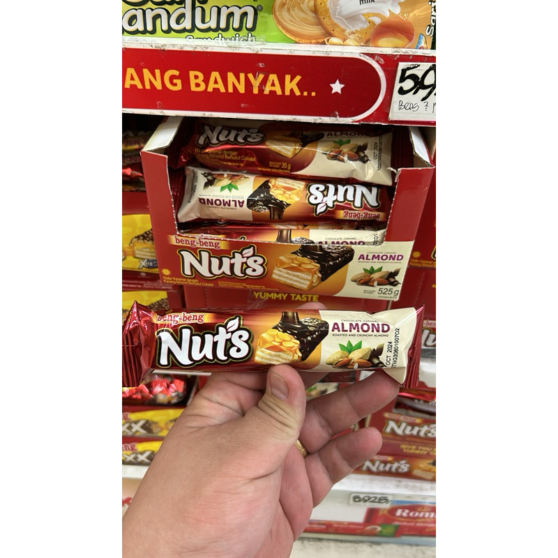 

BENG BENG NUTS 35gram Almond Choco Caramel