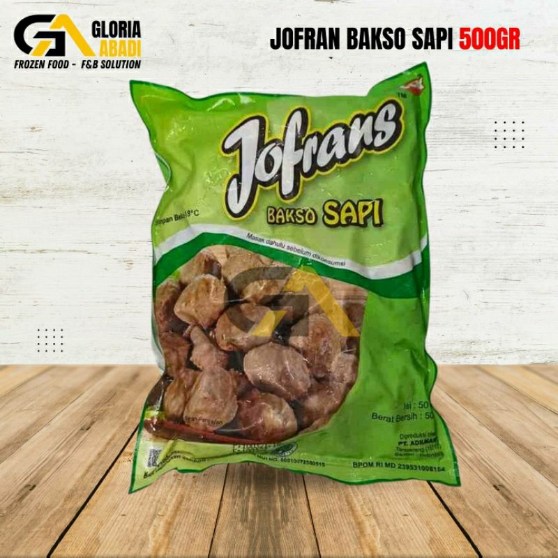 

Jofran Bakso Sapi 500gr