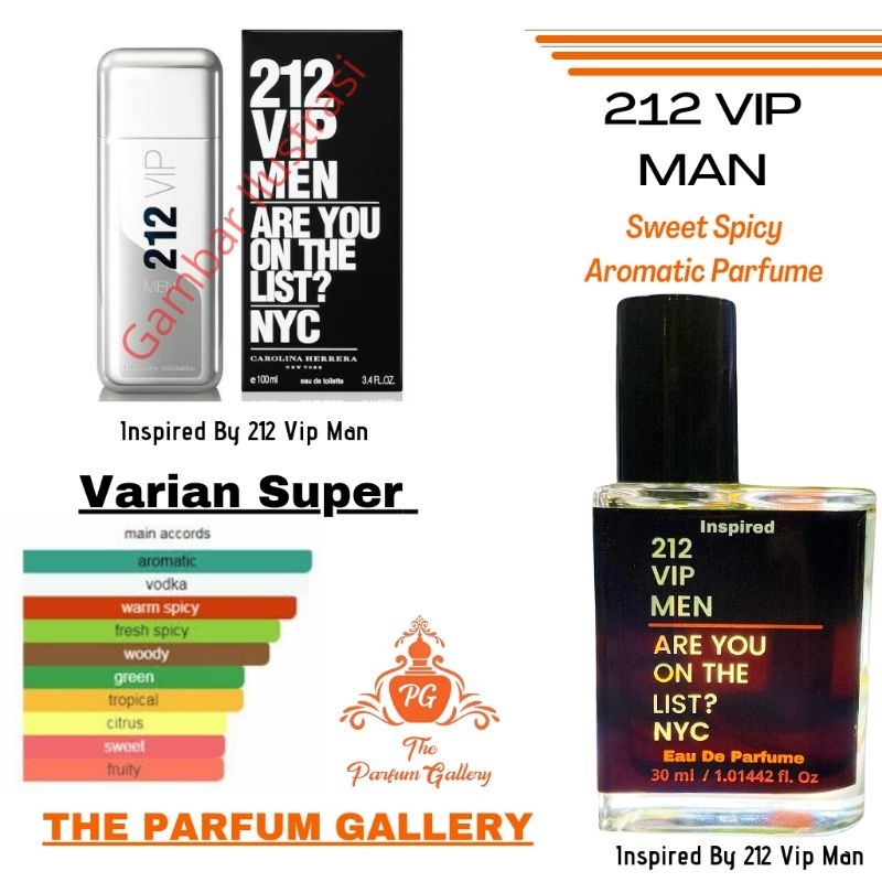COD Parfume For Man/Unisex Parfum Inspired By 212 Vip Men, Tahan Lama