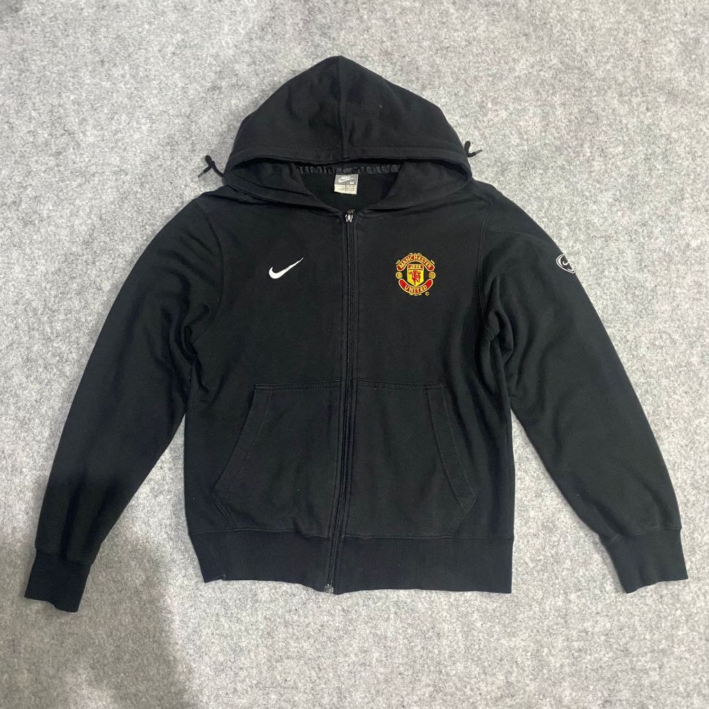 Hoodie Zipper Nike Manchester United / hoodie nike manchester united Jaket Sweater NIke MU Unisex