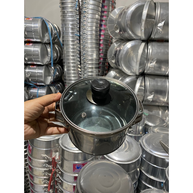 PANCI SAYUR VIRAL MURAH UK 16-20cm | PANCI SAYUR PEGANGAN STAINLISH