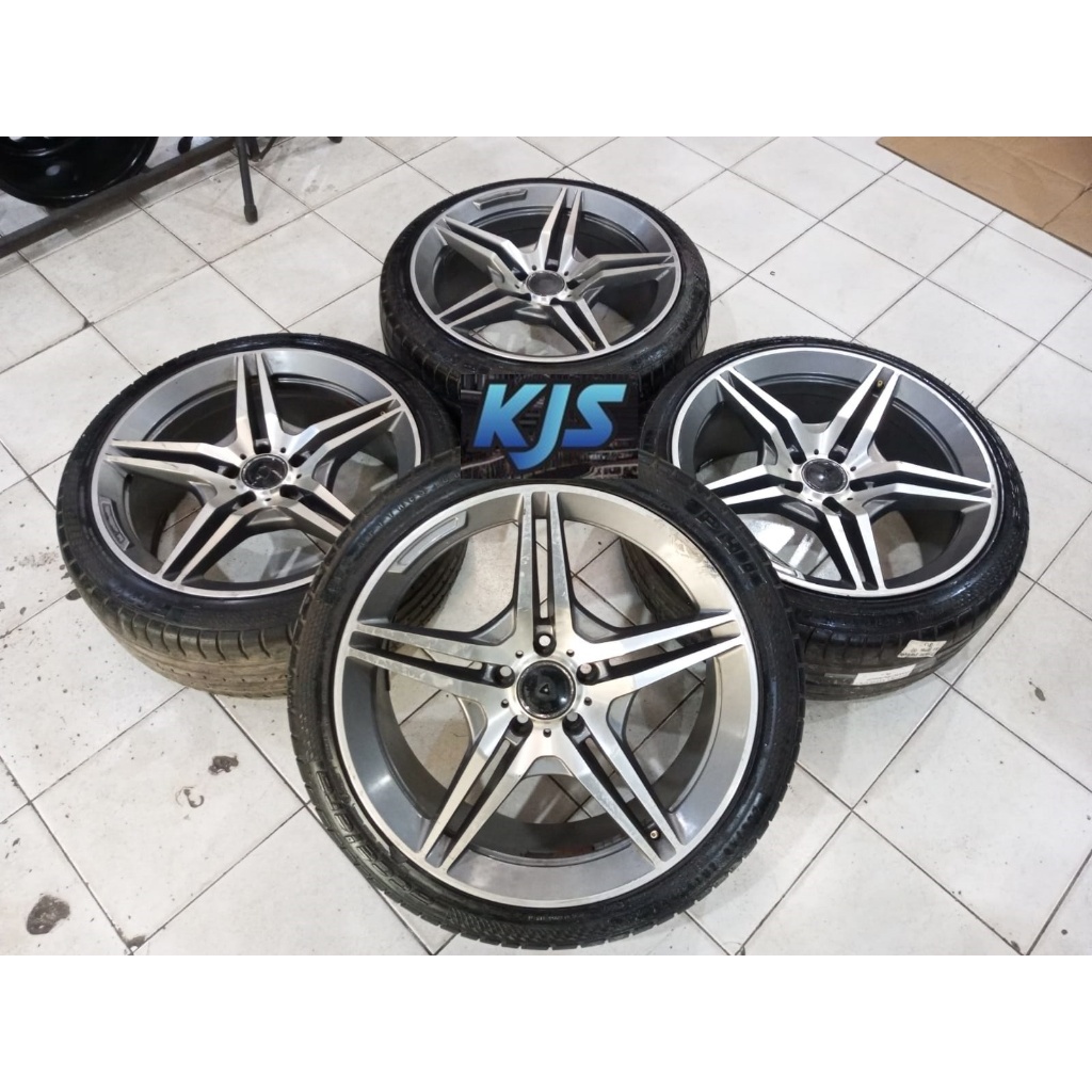 Velg Racing Mercy Bekas Ring 19 HSR Rostock Pcd 5x112 Ban Bonus R19 Buat Innova Rush Terios CRV HRV 