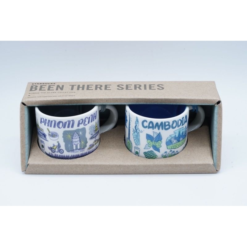 Starbucks Been There Series Ornament Phnom Penh Cambodia Kamboja Mug Cup Gelas 2oz 59ml Collection K