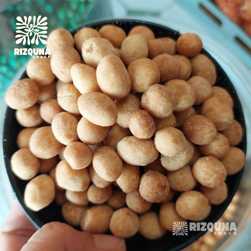 TERMURAH KACANG TELUR OVEN 250 GRAM KACANG ATOM SNACK KILOAN - RIZQUNA SNACK