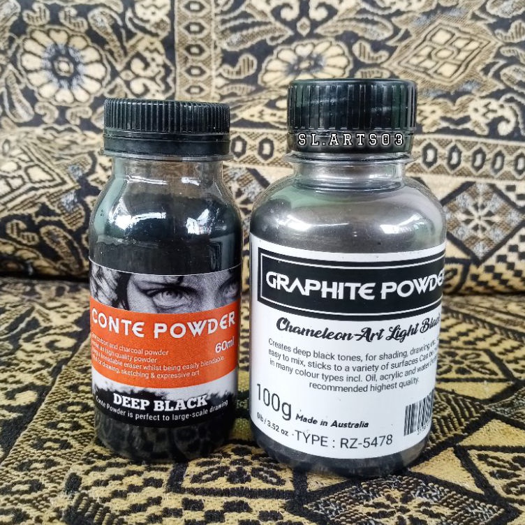 

Pusat Garansi Graphite powder 1gramConte powder deep black 6ml