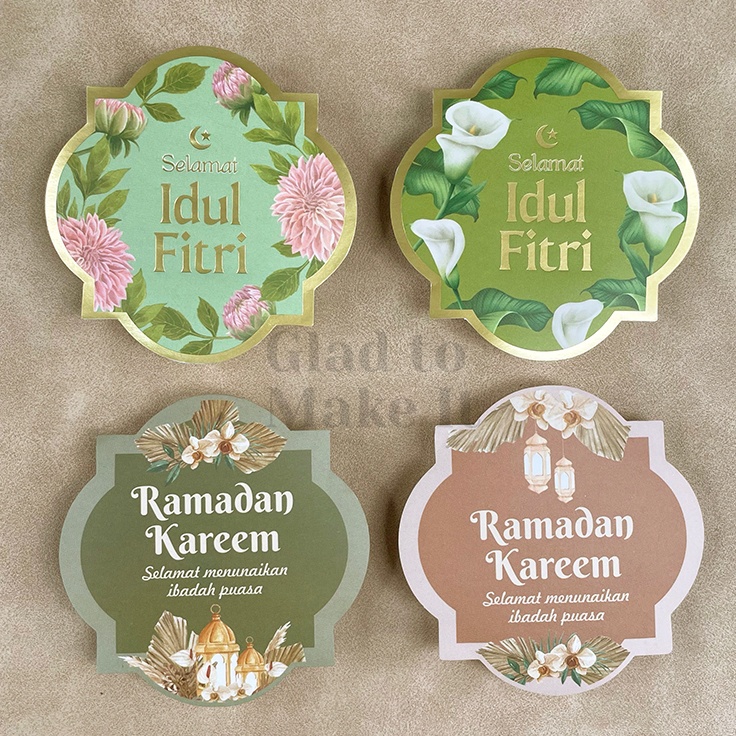 

Kirim Teraman Stiker sticker ramadan kareem idul fitri lebaran label untuk toples kue kering
