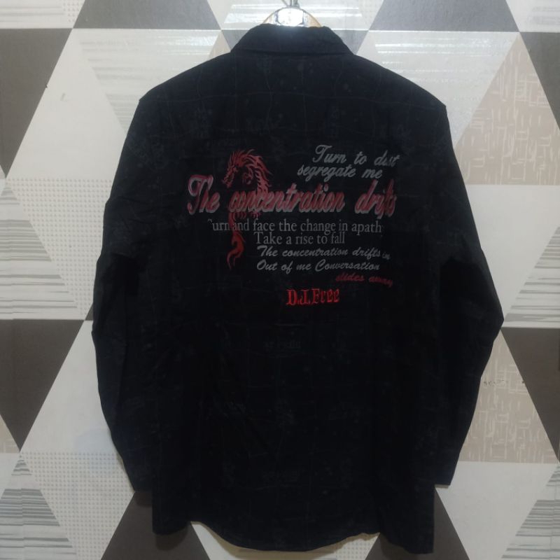 Kemeja Dj Free Printing