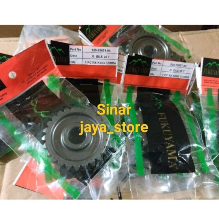 Gigi Gear Lawan Idle Engkol Kick Selahan Rx King 25T Fukuyama ART Z4K8