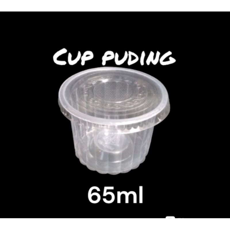 Cup Puding / Gelas Cup Jelly Agar Puding / Gelas Cup Puding Cup Plastik Isi 50pcs