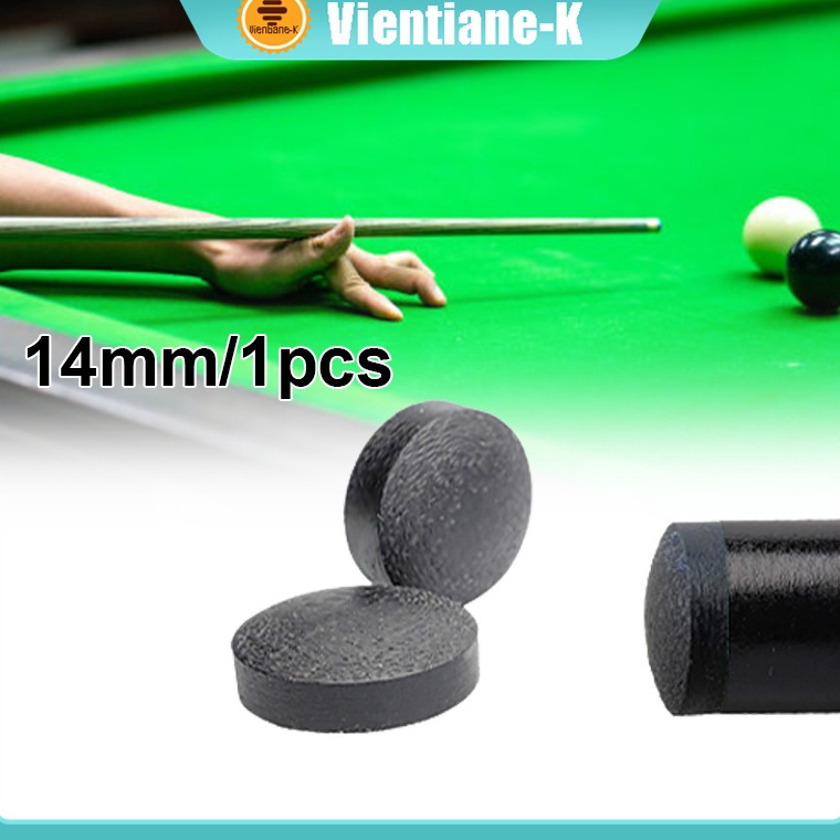Harga Murah 14mm Cue Tip BilliardJump Break CueJump Break Tip Black Mini