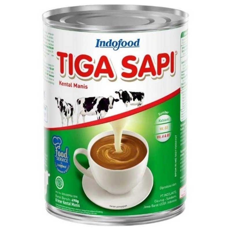 

Tiga Sapi Krimer Kental Manis 490 Gr