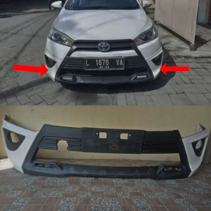 bodykit Yaris 2014 2015 depan original