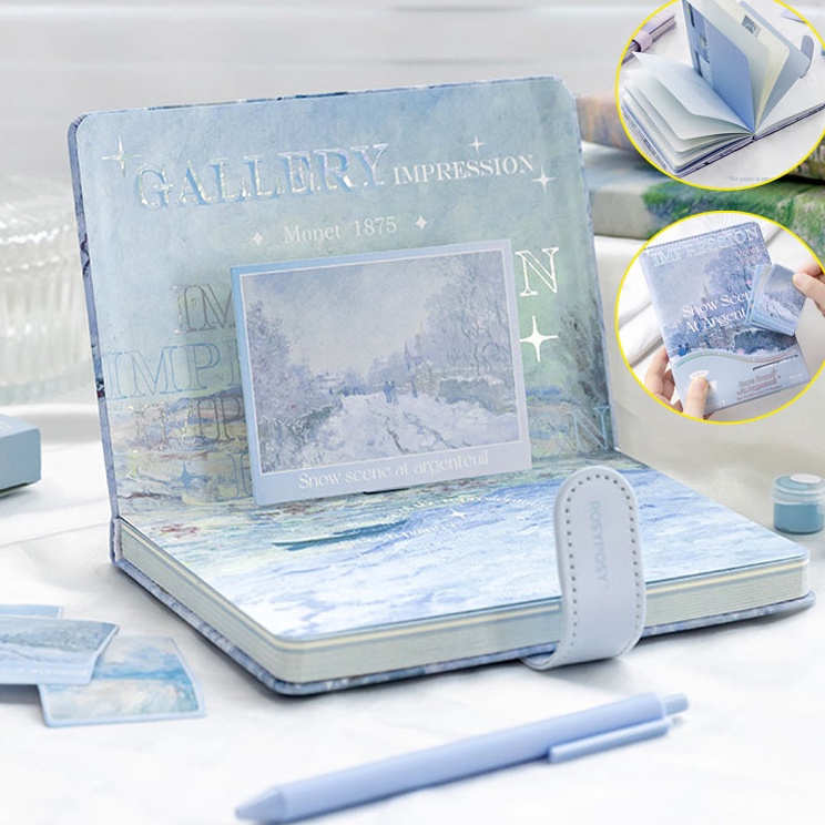 

Paket Hebat GAGALU Buku diary rosyposy nature pemandangan korea vintage lucu journal agenda impor notebook buku catatan unik penutup magnet