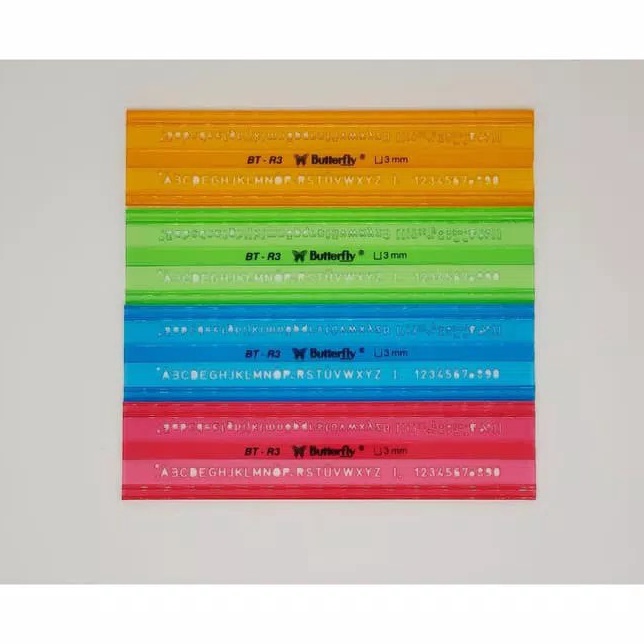 

Model Terlaris Butterfly Penggaris BTR3 MAL HURUF 3MM