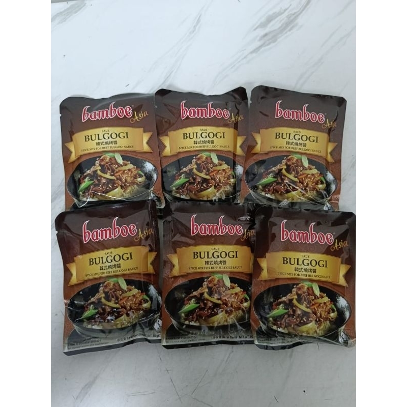 

BAMBOE BUMBU ASIA SAUS BULGOGI INSTAN KEMASAN 80GR