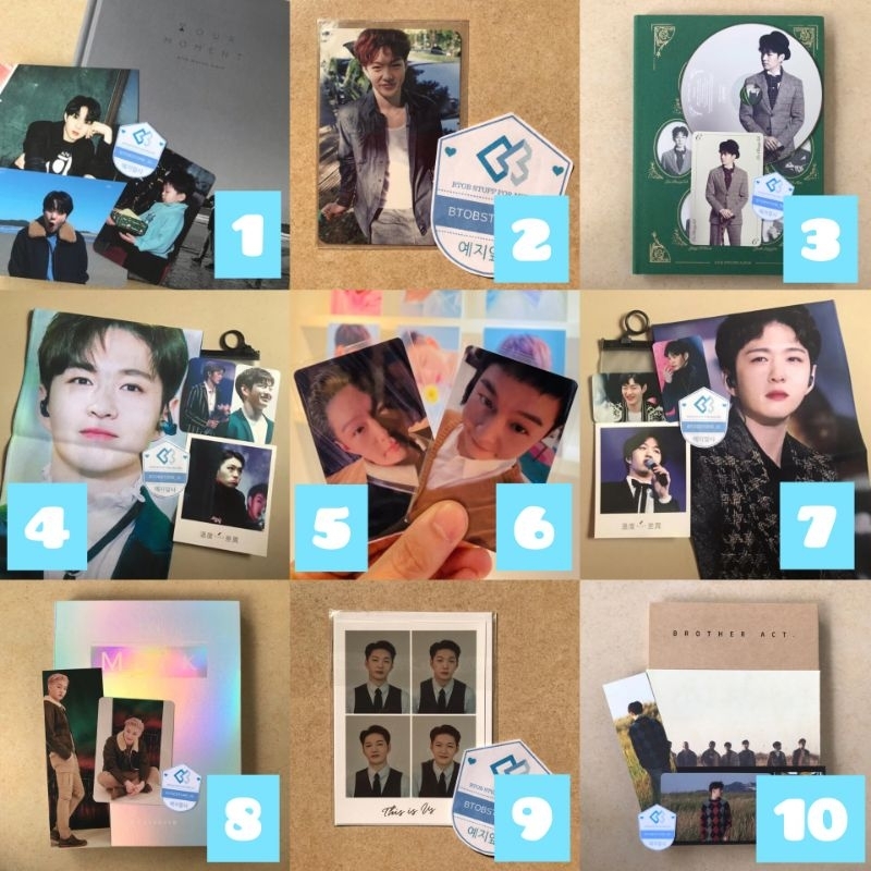 🇰🇷 {BTOB CHANGSUB} Album Slogan Photocard Postcard Merch OFFICIAL