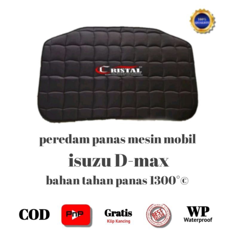 isuzu d-max peredam panas kap mesin mobil isuzu d max tahun 2000-2021