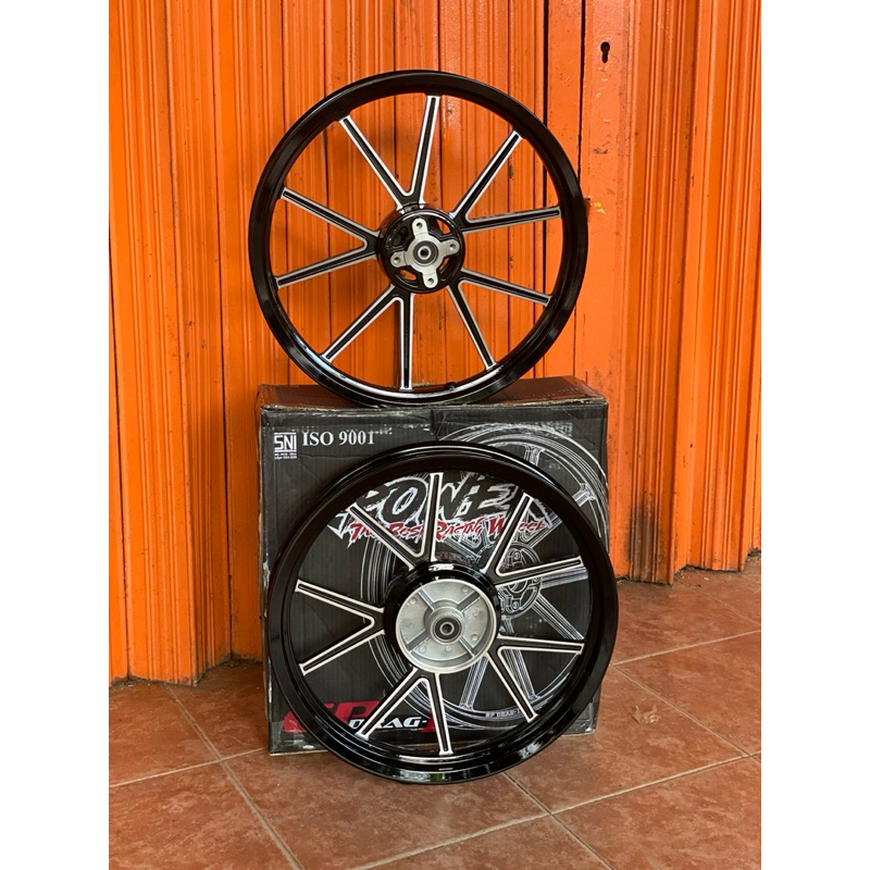 VELG RACING POWER GP DRAG 1 WHEEL MODEL DAYTONA NINJA R  NINJA SS NINJA RR RX KING JUPITER Z MX OLD 