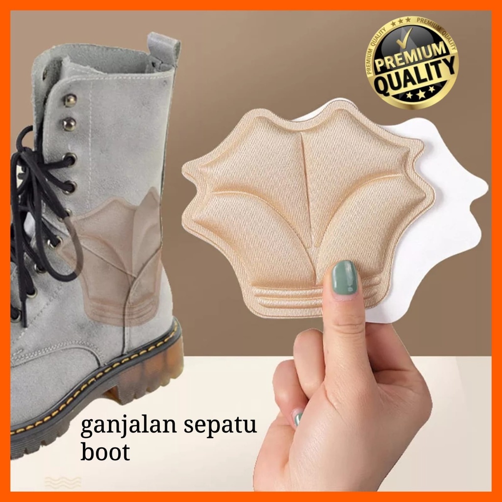 SEPASANG GANJALAN SEPATU KEBESARAN INSOLE SEPATU ANTI TUMIT LECET KUALITAS PREMIUM GBOT INSOLE GANJA