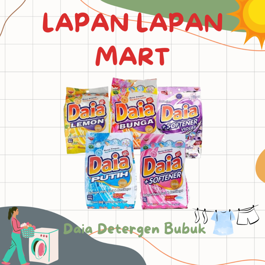 Daia Detergen Bubuk 800gr
