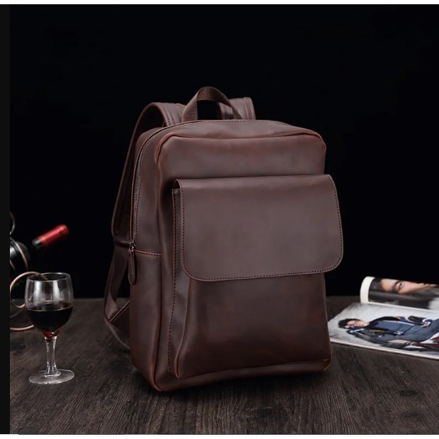 Ransel kulit asli pria 100 % original