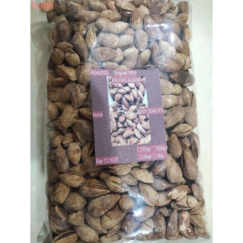 

Kacang Almon Panggang Susu/Caramel 250gr