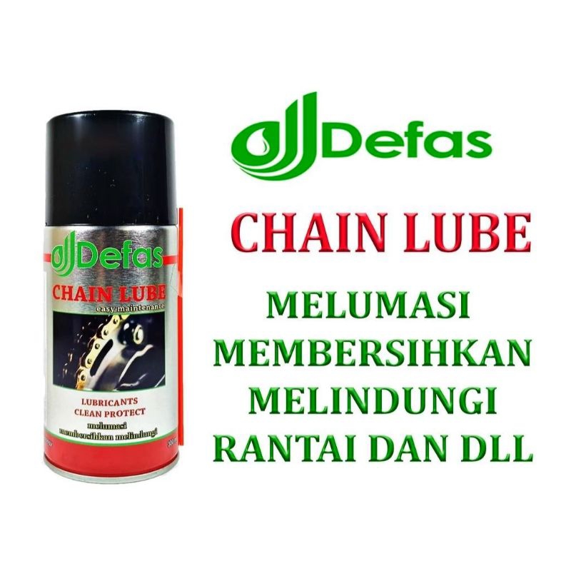 chain lube pelumas rantai/semprotan minyak rantai defas 300ML/Pelumas rantai motor chain lube 300