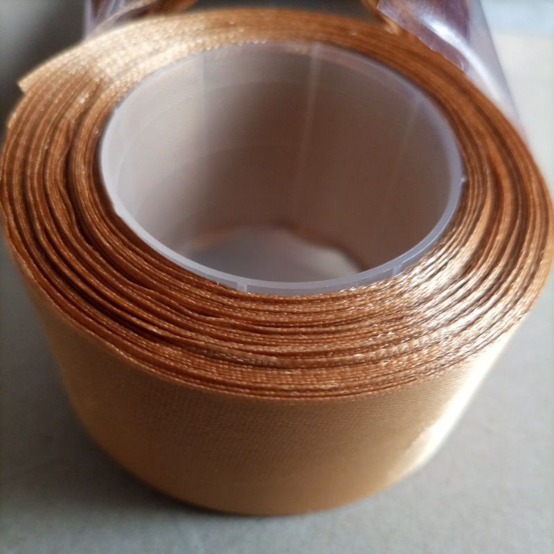 

pita satin coklat gold 4cm