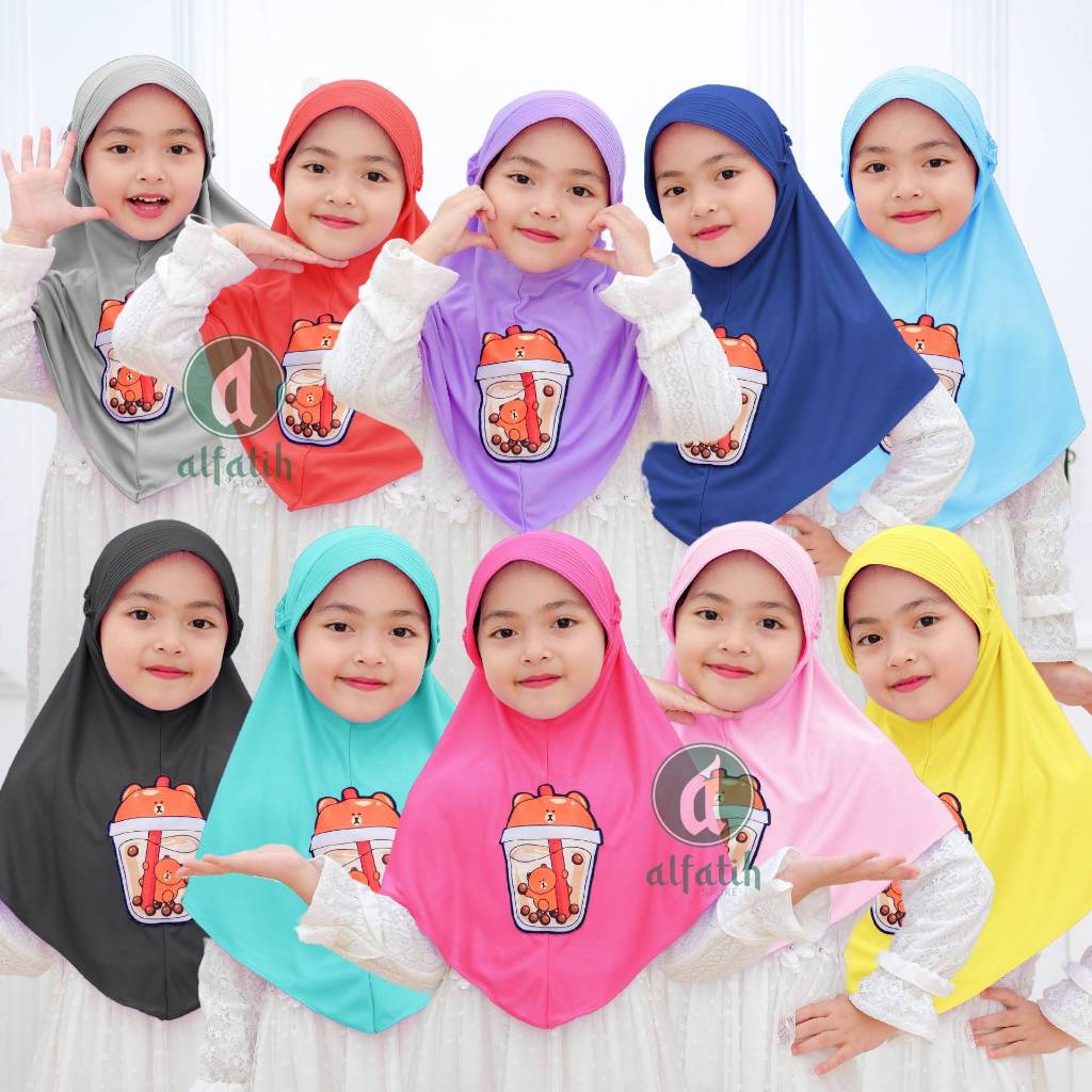 JILBAB ANAK BOBA / HIJAB ANAK BOBA BERGO ANAK BOBA / Jilbab Anak Bergo BOBA / HIJAB BOBA TERBARU / J
