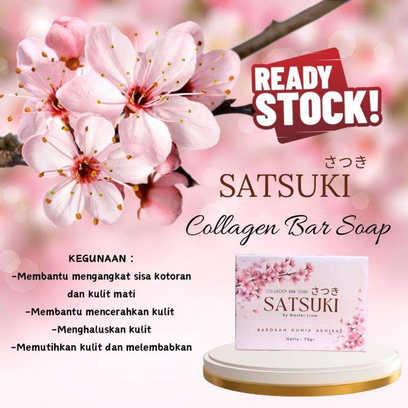 Satsuki Collagen Bar Soap by Master Liem