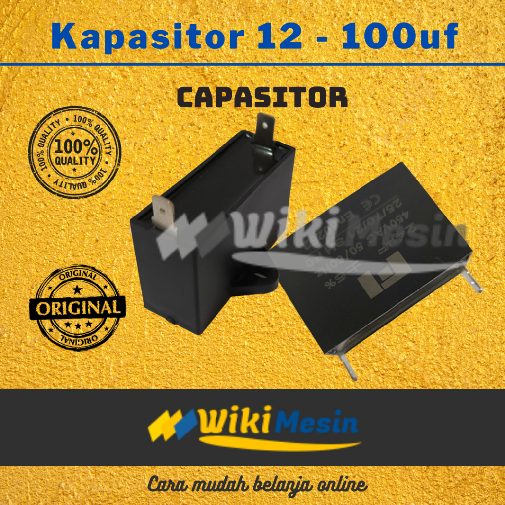 Kapasitor genset 12uf 300vac Kapasitor Genset 15uf 350vac Kapasitor Genset 24uf 450vac capacitor unt