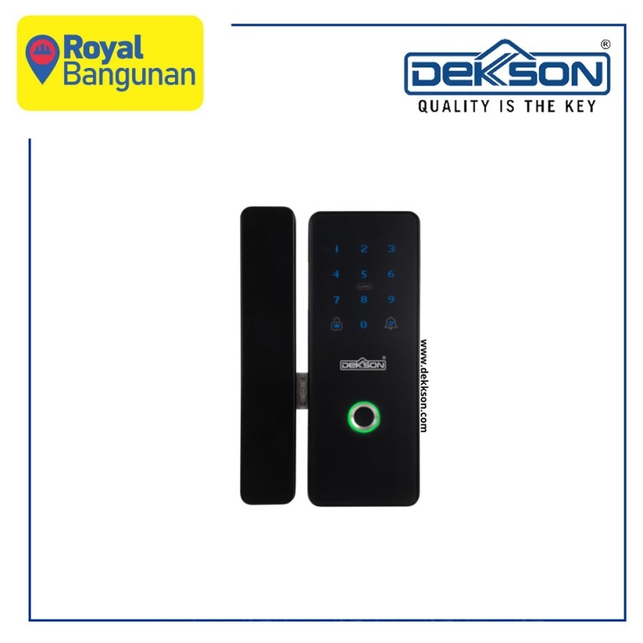 Dekkson 8801010012 Smart Glass Door Lock Dekkson G01 Right Black