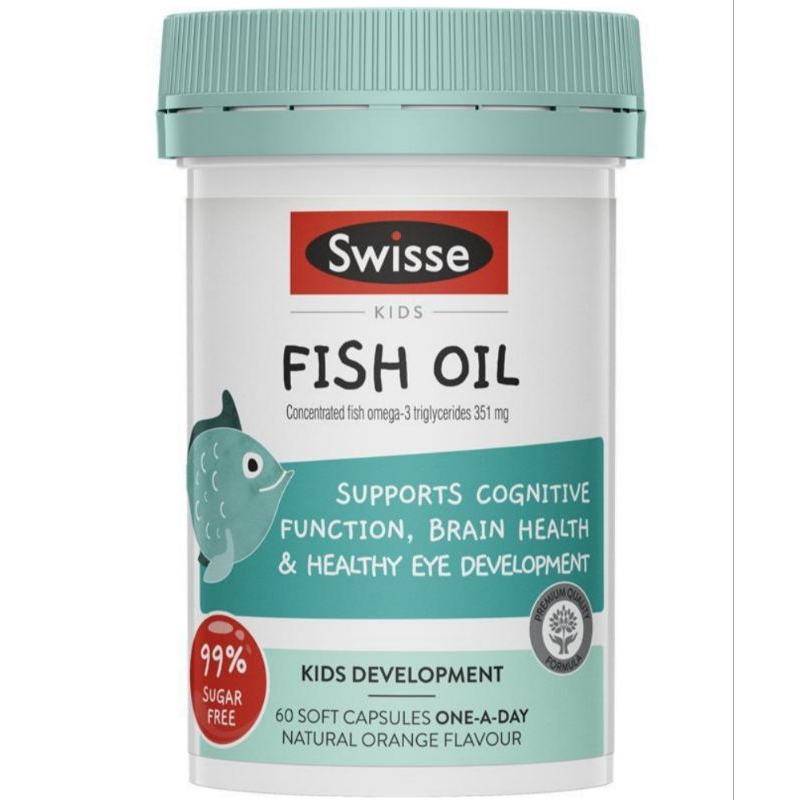 SWISSE KIDS FISH OIL 60 CAPS